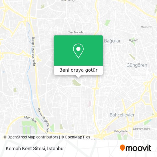 Kemah Kent Sitesi harita