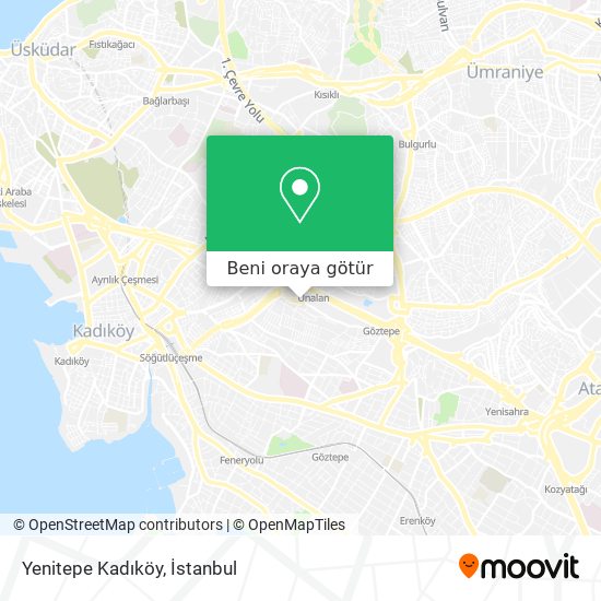 Yenitepe Kadıköy harita