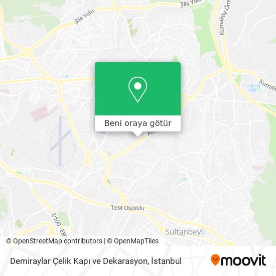 Demiraylar Çelik Kapı ve Dekarasyon harita