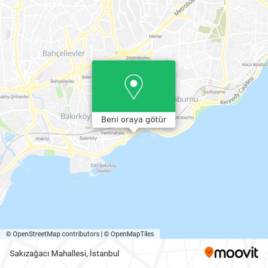 Sakızağacı Mahallesi harita