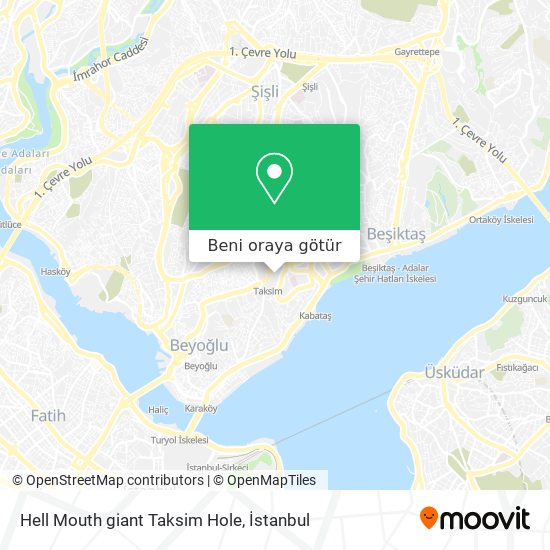 Hell Mouth giant Taksim Hole harita