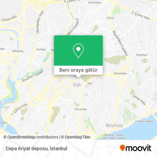 Cepa itriyat deposu harita