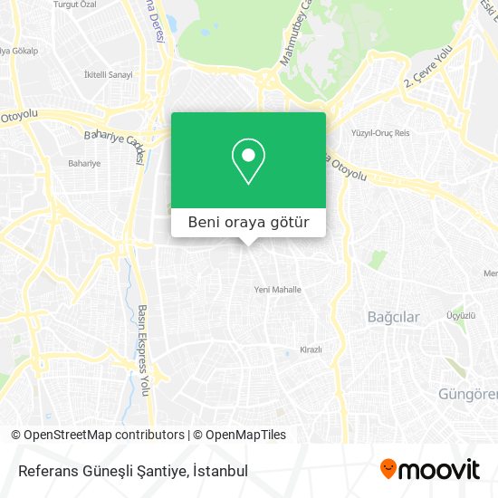 Referans Güneşli Şantiye harita