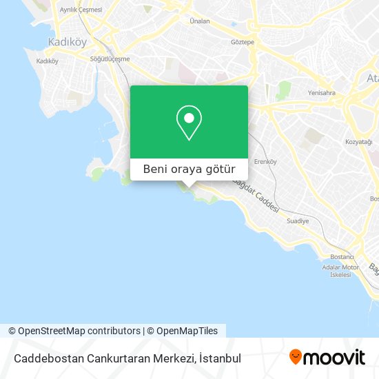 Caddebostan Cankurtaran Merkezi harita