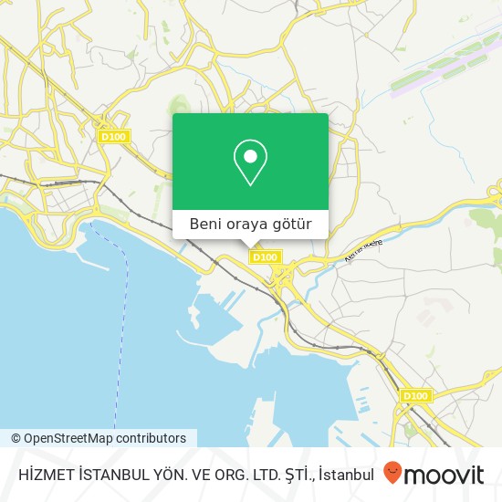 HİZMET İSTANBUL YÖN. VE ORG. LTD. ŞTİ. harita