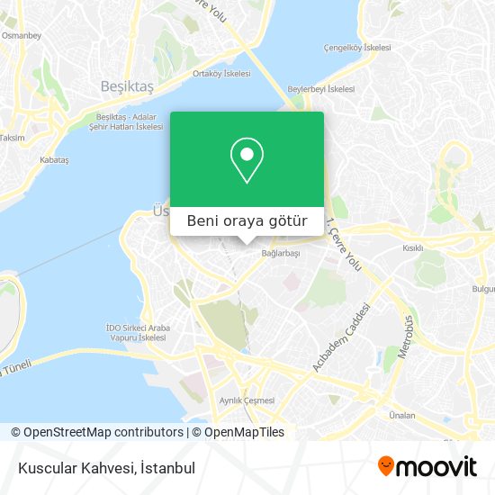 Kuscular Kahvesi harita
