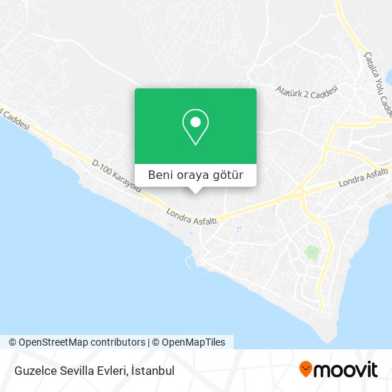 Guzelce Sevilla Evleri harita