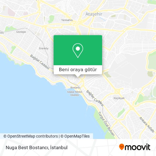 Nuga Best Bostancı harita