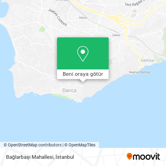 Bağlarbaşı Mahallesi harita