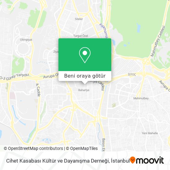 Cihet Kasabası Kültür ve Dayanışma Derneği harita