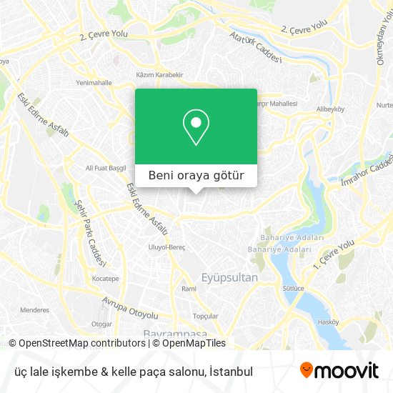 üç lale işkembe & kelle paça salonu harita