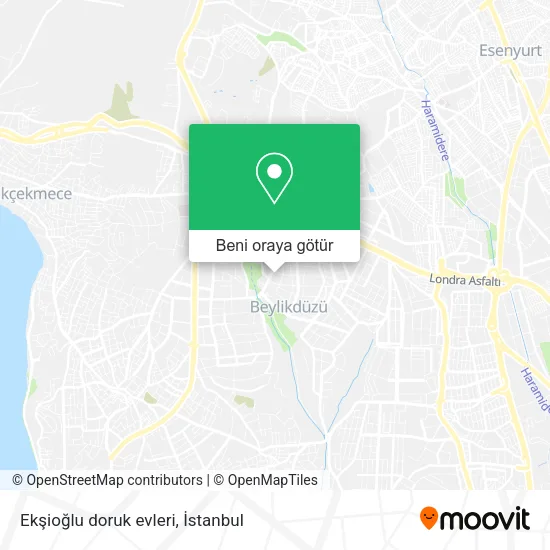Ekşioğlu doruk evleri harita