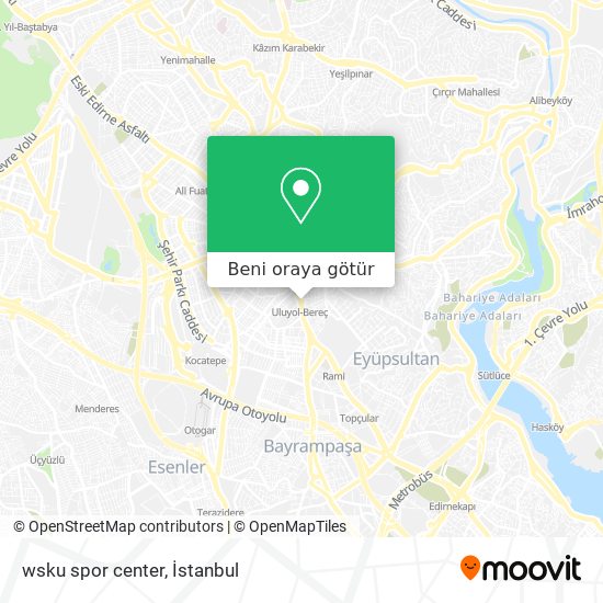 wsku spor center harita