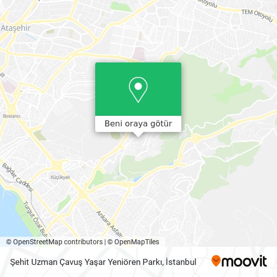 Şehit Uzman Çavuş Yaşar Yeniören Parkı harita
