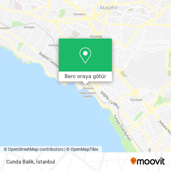 Cunda Balık harita