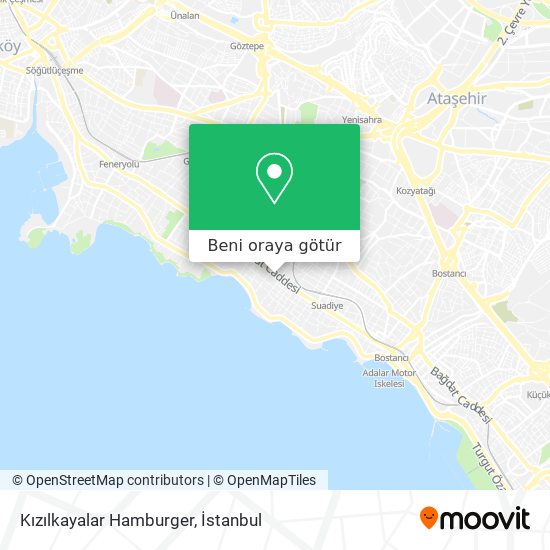 Kızılkayalar Hamburger harita