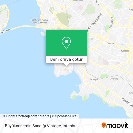 Büyükannemin Sandığı Vintage harita