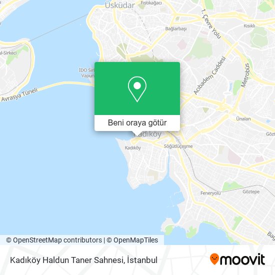 Kadıköy Haldun Taner Sahnesi harita