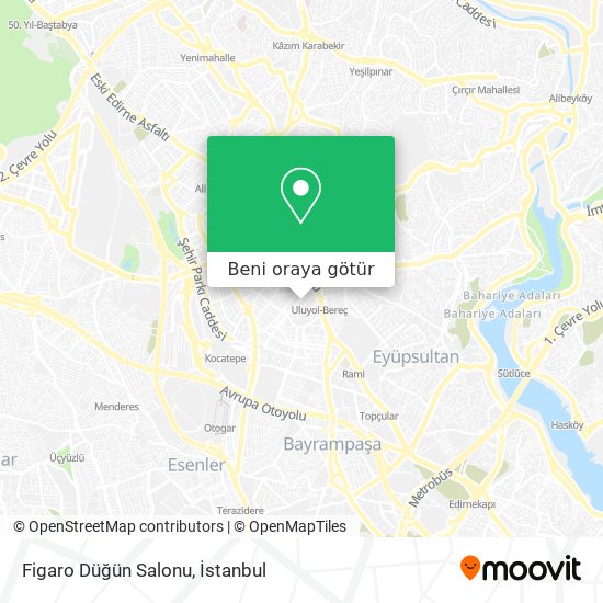 Figaro Düğün Salonu harita