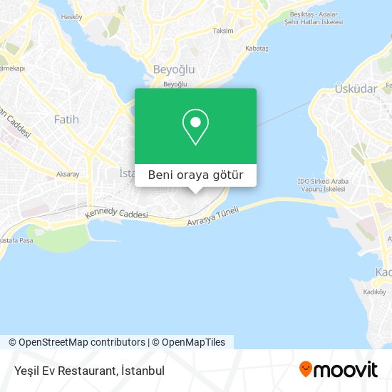 Yeşil Ev Restaurant harita