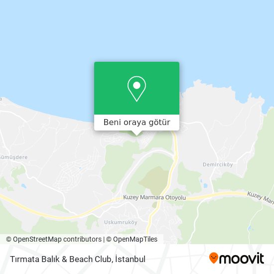 Tırmata Balık & Beach Club harita