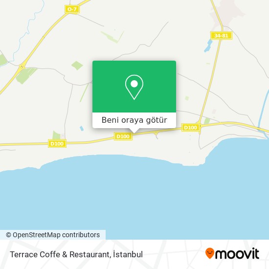 Terrace Coffe & Restaurant harita