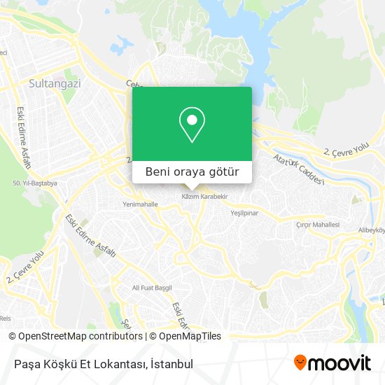 Paşa Köşkü Et Lokantası harita