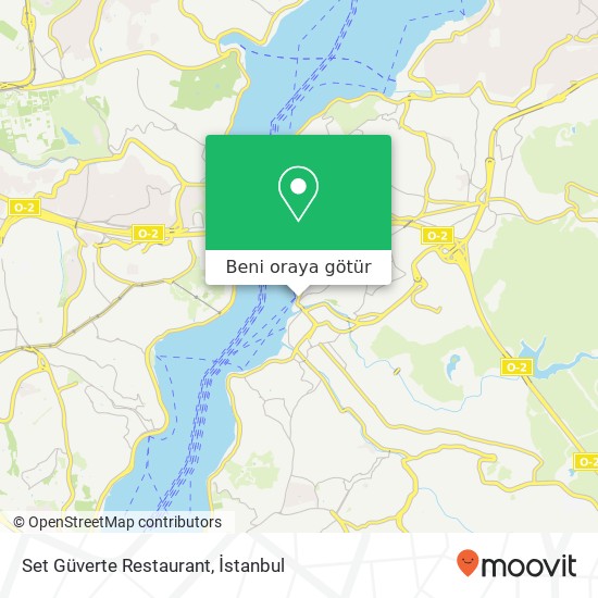 Set Güverte Restaurant harita
