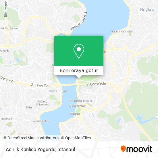 Asırlık Kanlıca Yoğurdu harita