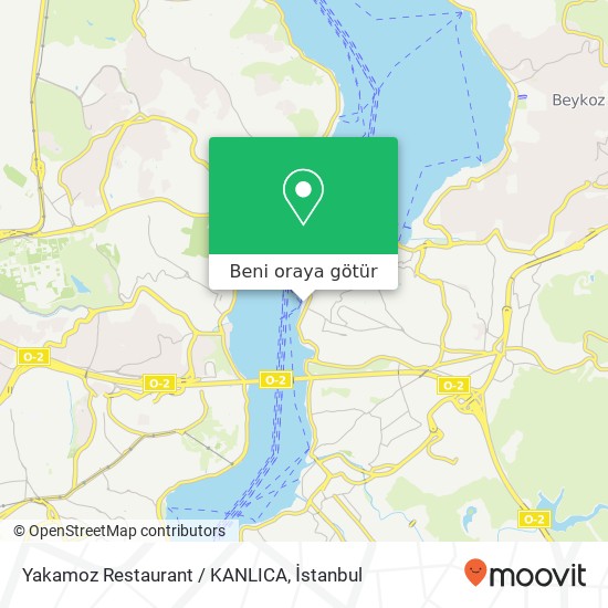 Yakamoz Restaurant / KANLICA harita