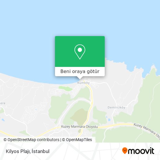 Kilyos Plajı harita