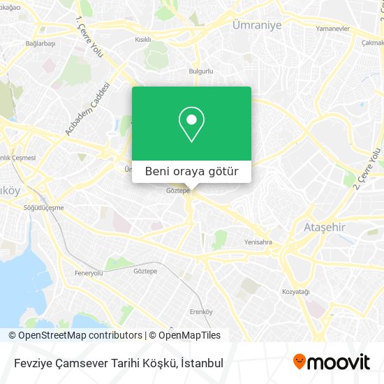 Fevziye Çamsever Tarihi Köşkü harita