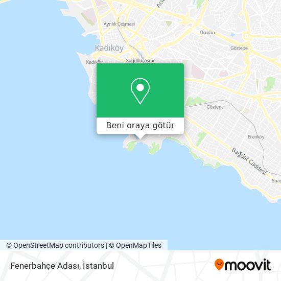 Fenerbahçe Adası harita