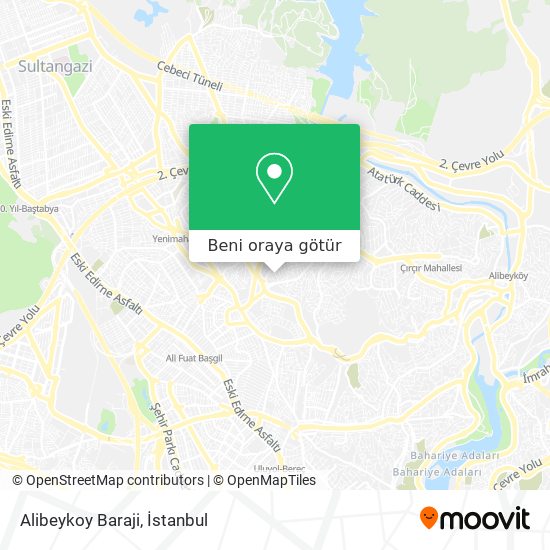 Alibeykoy Baraji harita