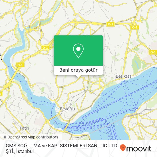 GMS SOĞUTMA ve KAPI SİSTEMLERİ SAN. TİC. LTD. ŞTİ. harita