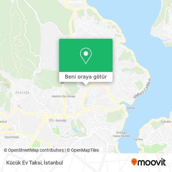 kucuk ev taksi sariyer nerede otobus minibus dolmus veya metro ile nasil gidilir