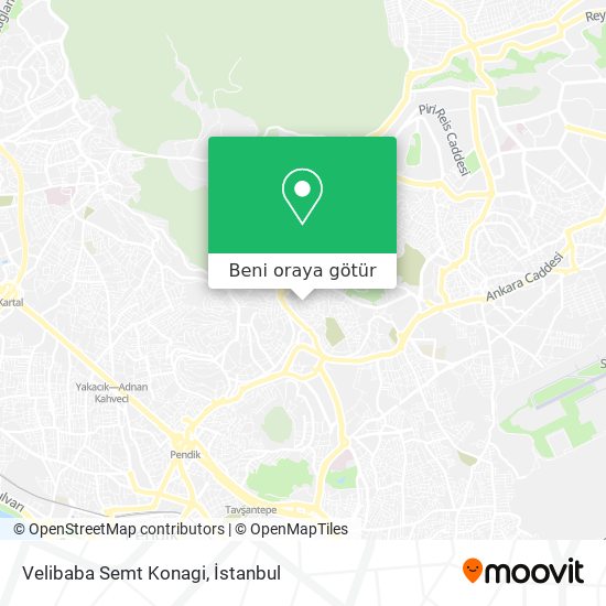 Velibaba Semt Konagi harita