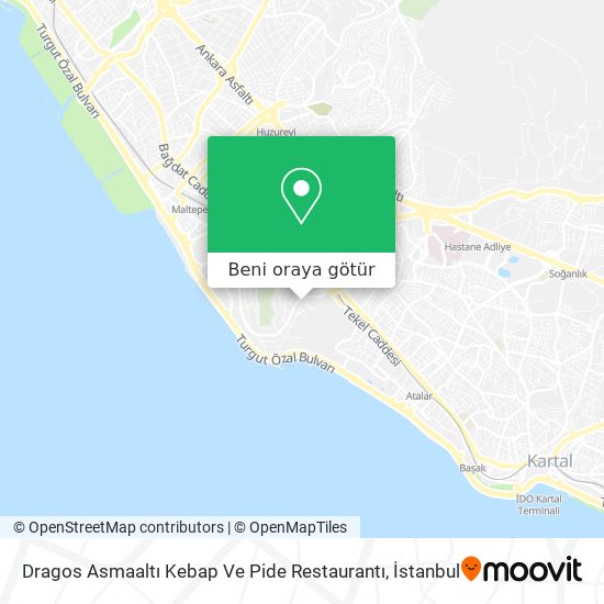 Dragos Asmaaltı Kebap Ve Pide Restaurantı harita