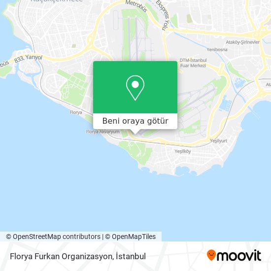 Florya Furkan Organizasyon harita