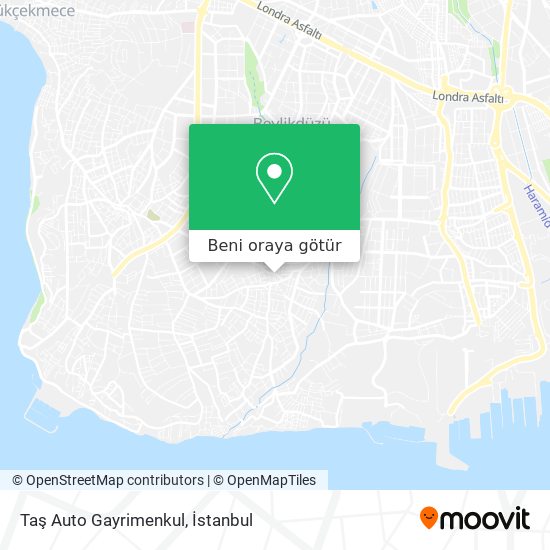 Taş Auto Gayrimenkul harita