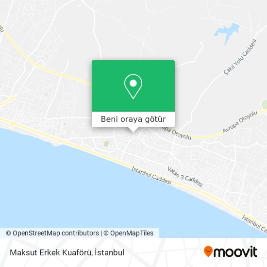 Maksut Erkek Kuaförü harita