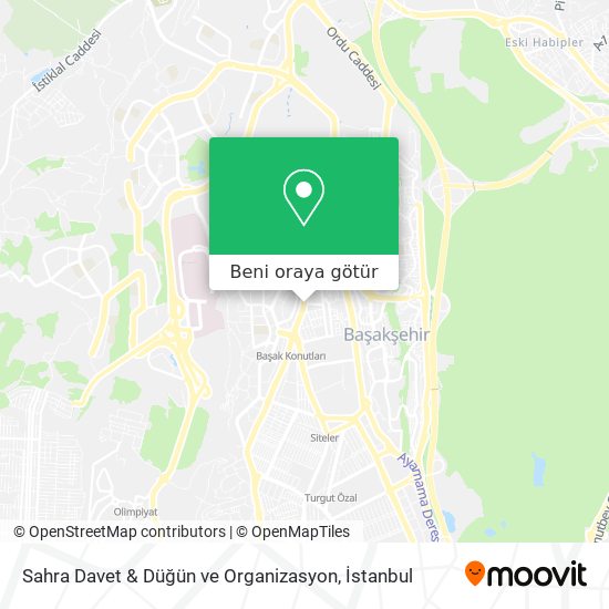 Sahra Davet & Düğün ve Organizasyon harita