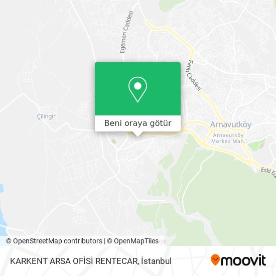 KARKENT ARSA OFİSİ RENTECAR harita