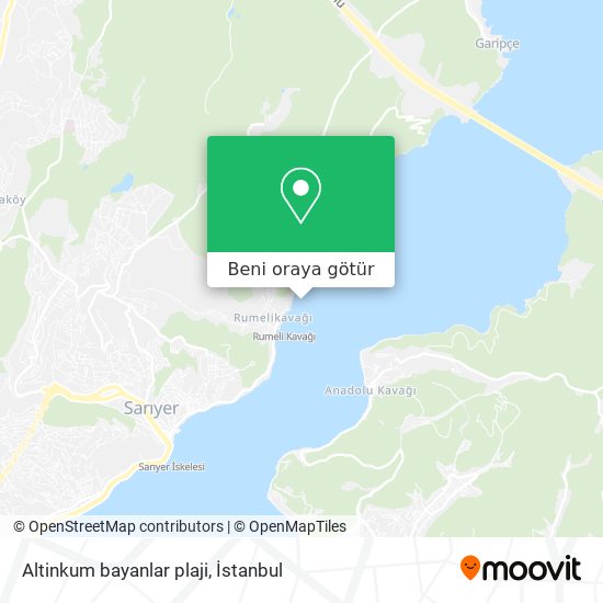 Altinkum bayanlar plaji harita