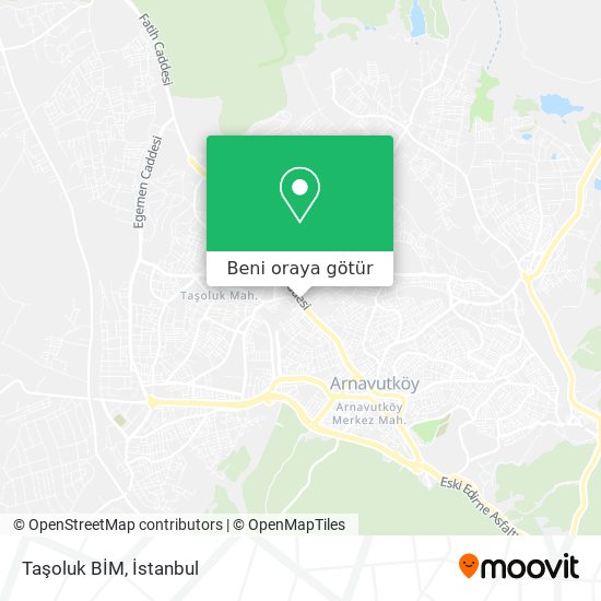 Taşoluk BİM harita