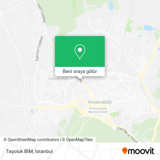 Taşoluk BİM harita