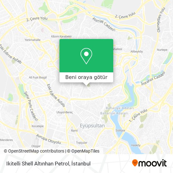 Ikitelli Shell Altınhan Petrol harita