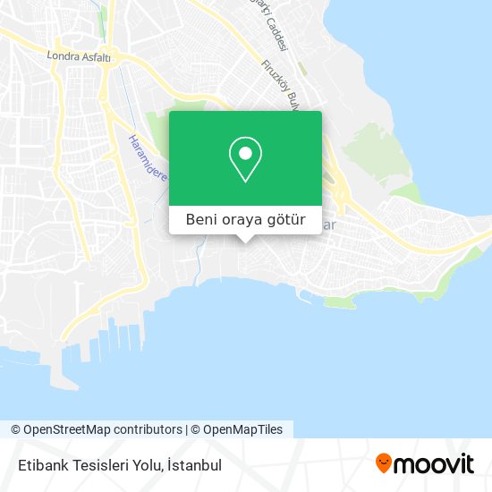 Etibank Tesisleri Yolu harita