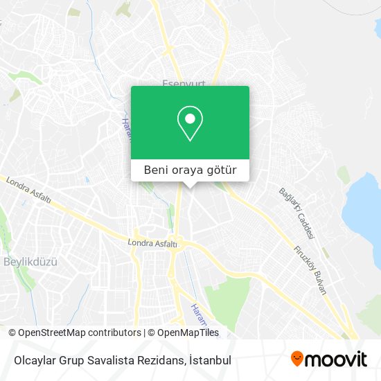 Olcaylar Grup Savalista Rezidans harita