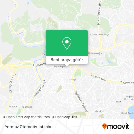 Yormaz Otomotiv harita